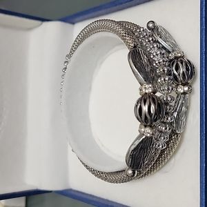 Gramercy Silver Spiral Bracelet
